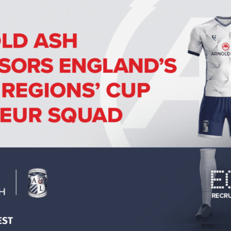 Arnold Ash sponsors England’s UEFA Areas’ Cup newbie squad