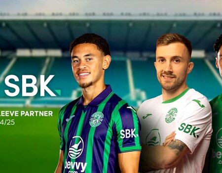 SBK Sponsors Hibernian FC. Alisha Lehmann as Ambassador