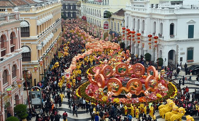 Huge crowds for Macau’s Golden Week