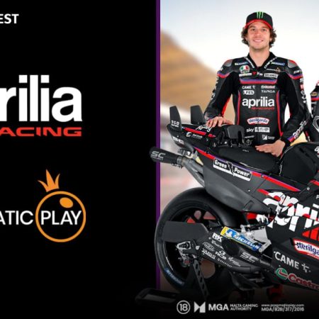 Pragmatic Play Sponsors Aprilia Racing MotoGP Team